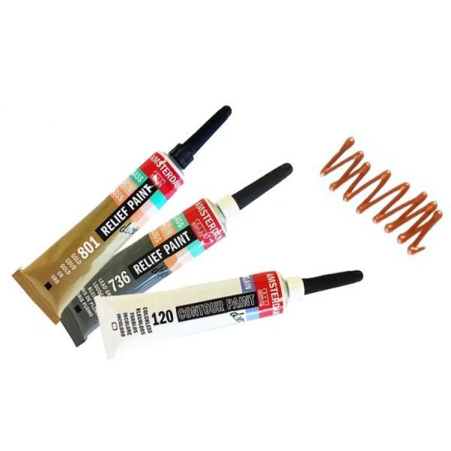 Peintures Creastore Peinture Acrylique Fine | Peinture Relief - 20Ml - Amsterdam