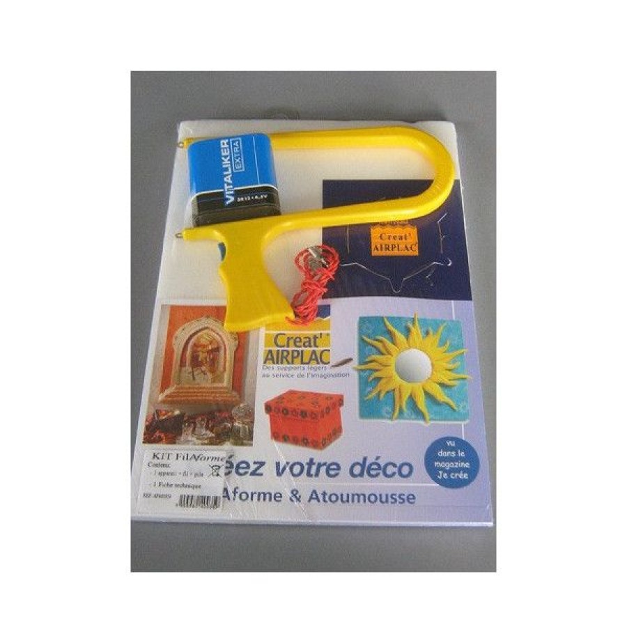 Cartons Mousse & Plume Creastore Outils De Decoupe | Kit Filaforme - Appareil + Fil + Pile