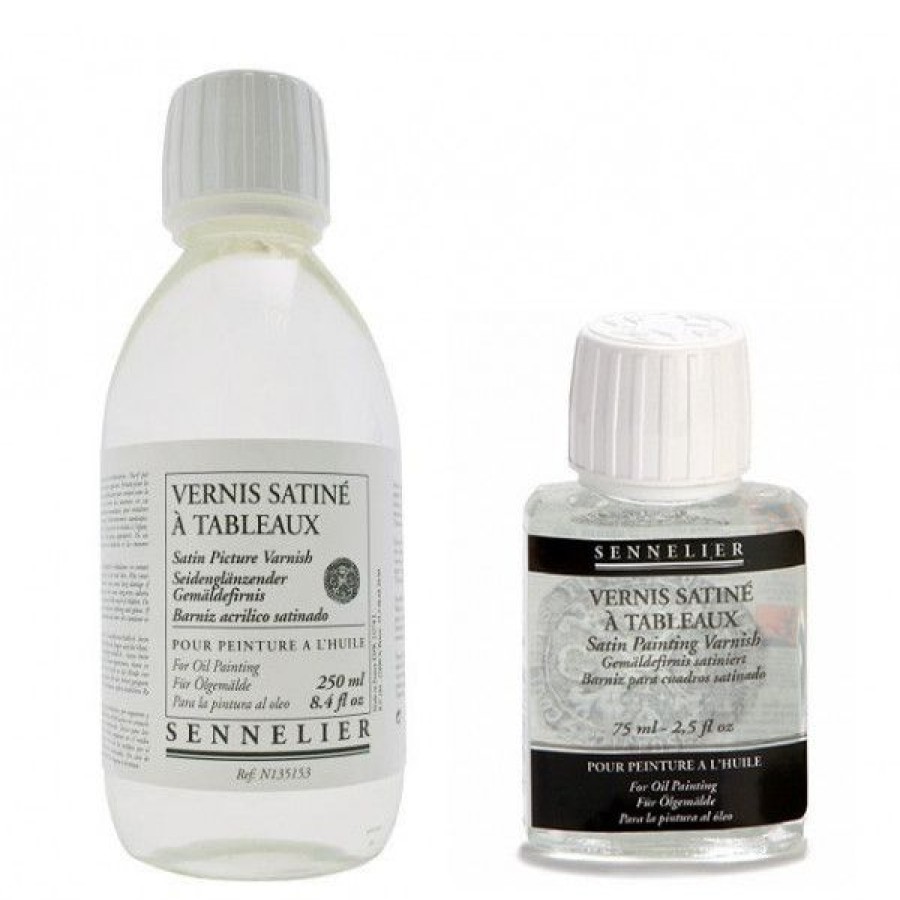 Peintures Creastore Mediums & Vernis Peinture A L'Huile | Vernis Satine A Tableaux - Sennelier