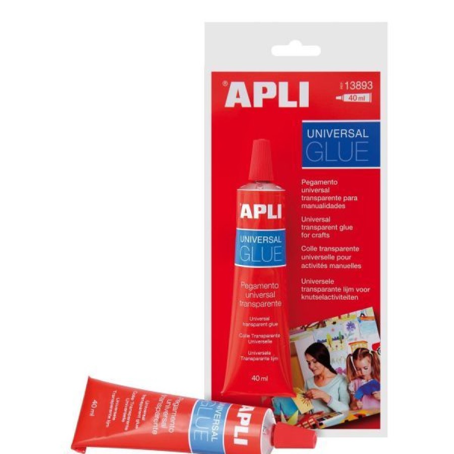 Dessin & Arts Graphiques Creastore Colles | Colle Transparente Universelle - 40Ml - Apli