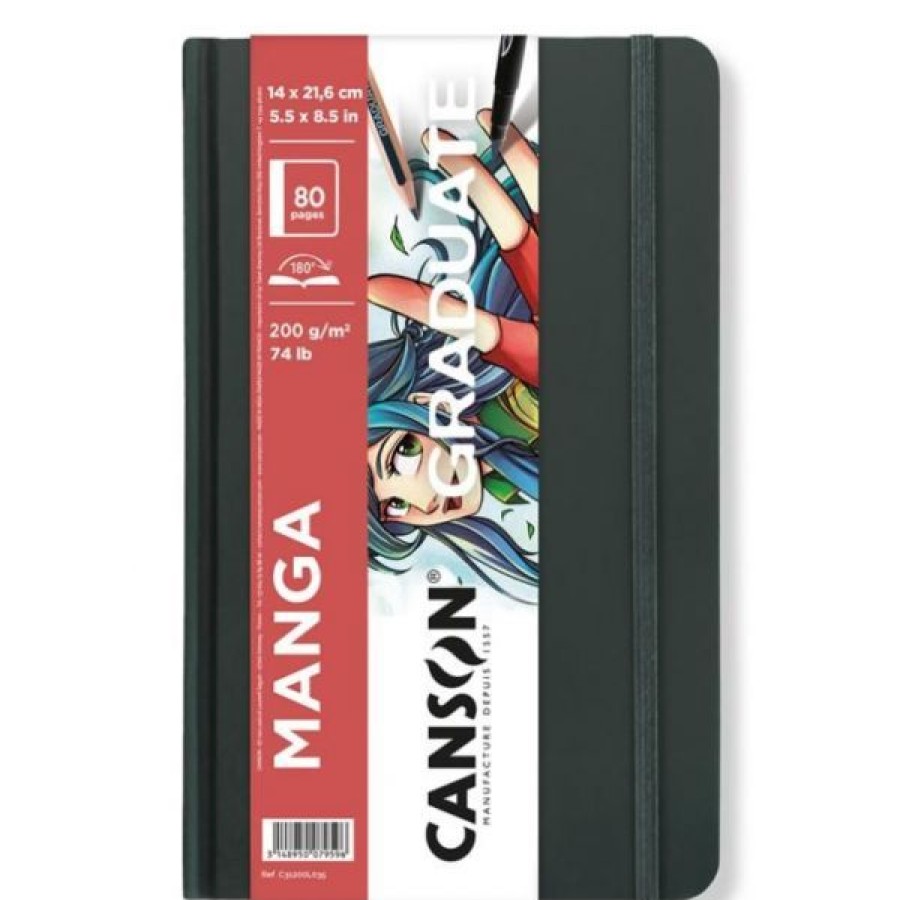 Papiers Creastore Papiers Dessin | Carnet Manga Graduate - 200Gr - Canson