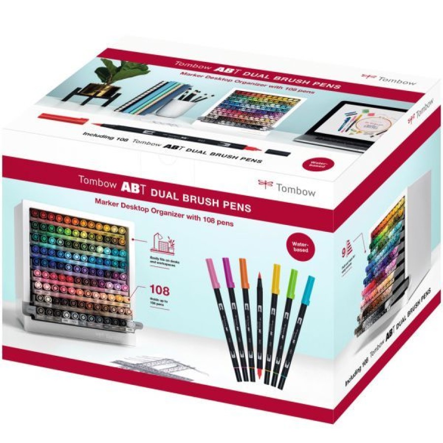 Dessin & Arts Graphiques Creastore Feutres | Coffret Presentoir De 108 Feutres Abt - Tombow