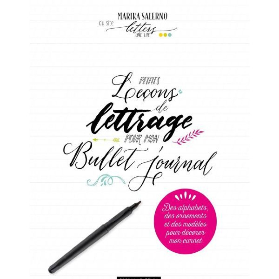 Dessin & Arts Graphiques Creastore Livres Dessin | Petites Lecons De Lettrage Pour Bullet Journal - Livre